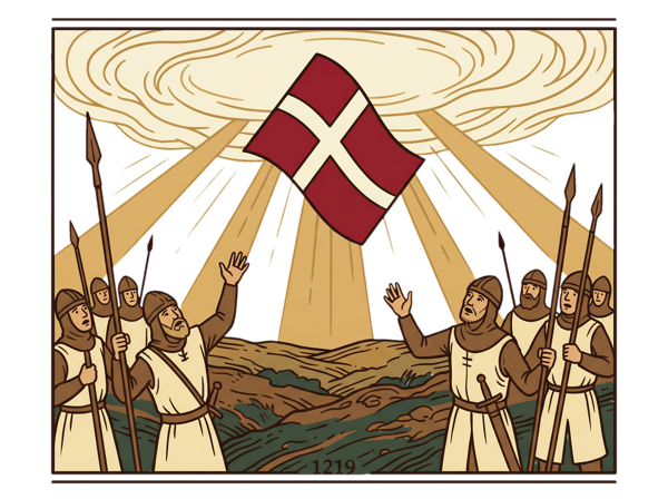 Illustration of Dannebrog