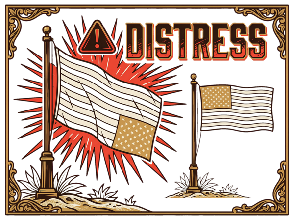 Illustration of Distress Signal
