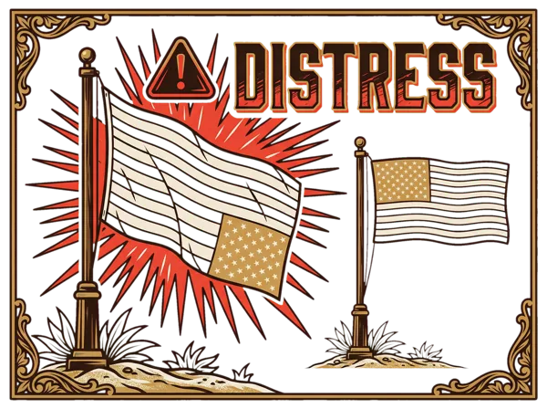 Illustration of Distress Signal