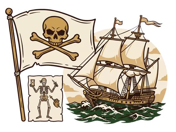 Illustration of Jolly Roger
