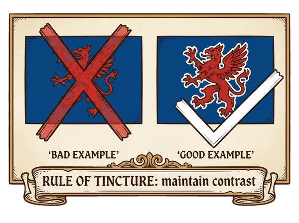 Illustration of Rule of Tincture